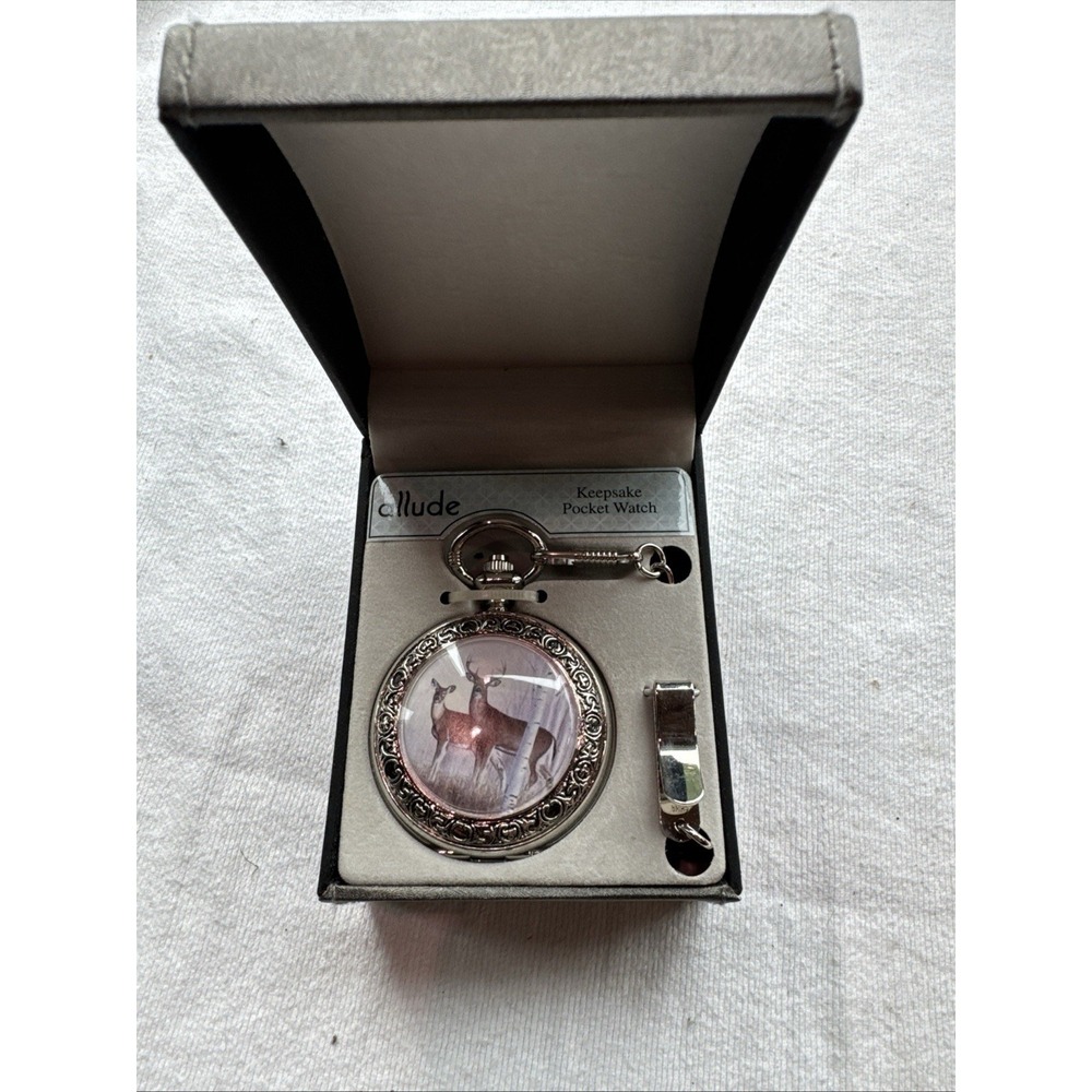 Allude Keepsake Deer Pocket Watch